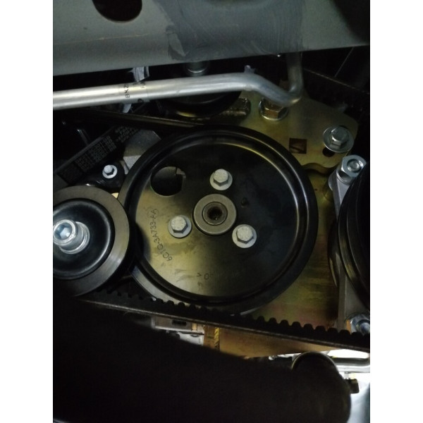 Кронштейн компрессора для Ford Transit V348 2.2л FWD (передний привод) с кондиционером с 2012 г.в, под компрессор SD5H14/7H15