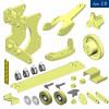 Кронштейн компрессора для Ford Transit V348 2.2л FWD (передний привод) с кондиционером с 2012 г.в, под компрессор SD5H14/7H15