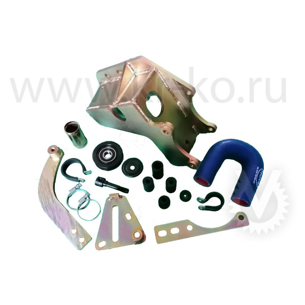 Кронштейн компрессора для Hyundai HD 78 с двигателем YC4DN c CNG (метан), под компрессор SD 5H14/7H15