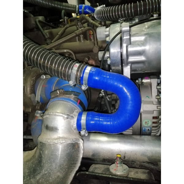 Кронштейн компрессора для Hyundai HD 78 с двигателем YC4DN c CNG (метан), под компрессор SD 5H14/7H15