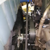 Кронштейн компрессора для Hyundai HD 78 с двигателем YC4DN c CNG (метан), под компрессор SD 5H14/7H15