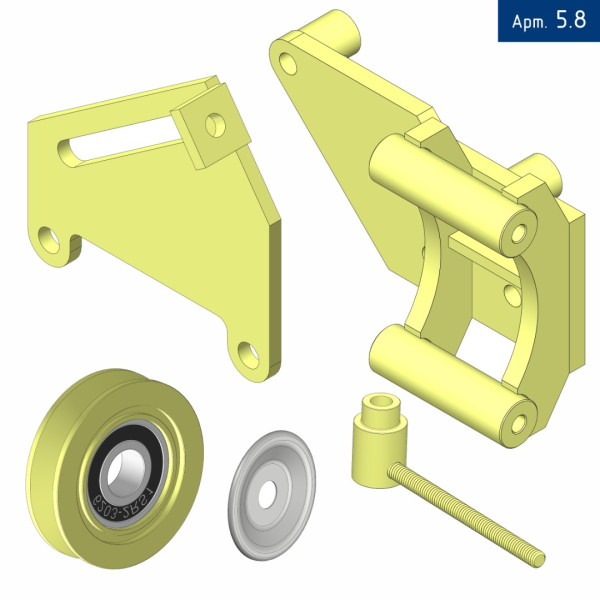 Кронштейн компрессора для ISUZU с двигателем 4JJ1 Е4, под компрессор SD 5H14/7H15