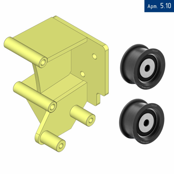 Кронштейн компрессора для ISUZU с двигателем 4JJ1 Е5 (с кондиционером), под компрессор SD 5H14/7H15