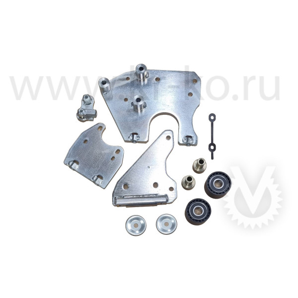 Кронштейн компрессора для JAC N120 с двигателем Cummins ISF38s4R154 E4-5 (с сохранением кондиционера), под компрессор ТМ 21