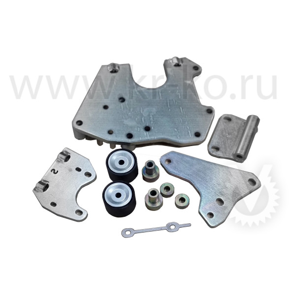 Кронштейн компрессора для JAC N75 (80,90) с двигателем Cummins ISF38s4R154 E4-5 (с сохранением кондиционера), под компрессор SD 5H14/7H15