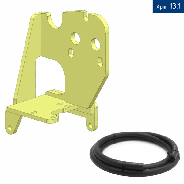 Кронштейн компрессора для ВАЛДАЙ с двигателем CUMMINS ISF 3.8 под компрессор SD 5H14/7H15