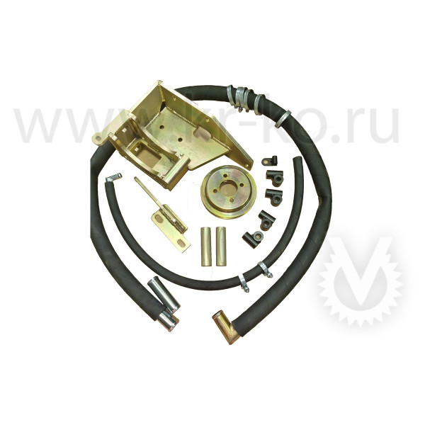Кронштейн компрессора для Daewoo Novus 280PS с двигателем DL06K (CC6CT. CC4CT) с кондиционером, под компрессор ТМ 21