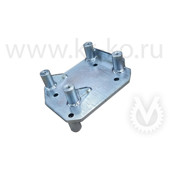 Кронштейн компрессора для DongFeng Z55/Z80 3.OTDI с двигателем ZD30 вместо штатного кондиционера, под компрессор ТМ 21