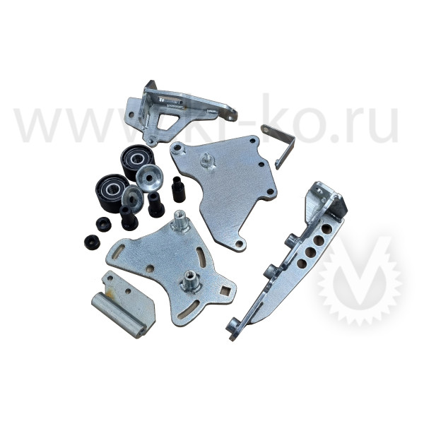 Кронштейн компрессора для DongFeng K33-561 с двигателем М9Т c сохранением штатного кондиционера, под компрессор SD 5H14