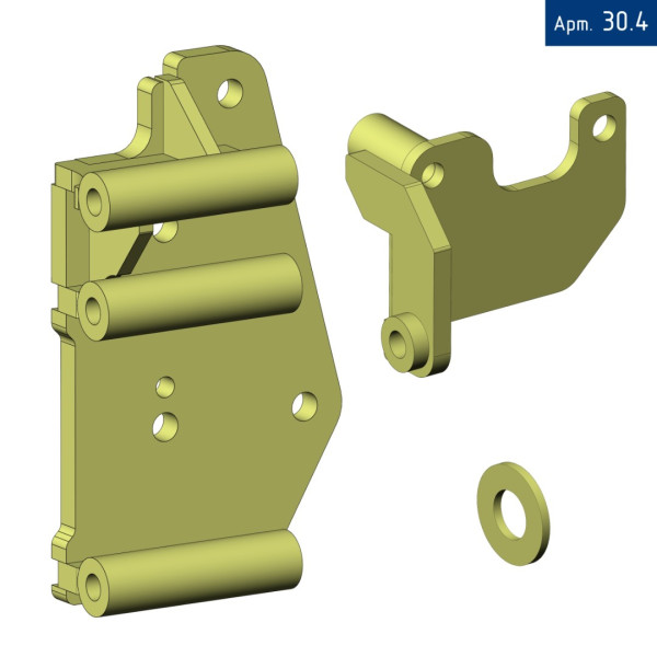Кронштейн компрессора для ПАЗ Vector NEXT с двигателем ЯМЗ 5340 CNG (на метане)
