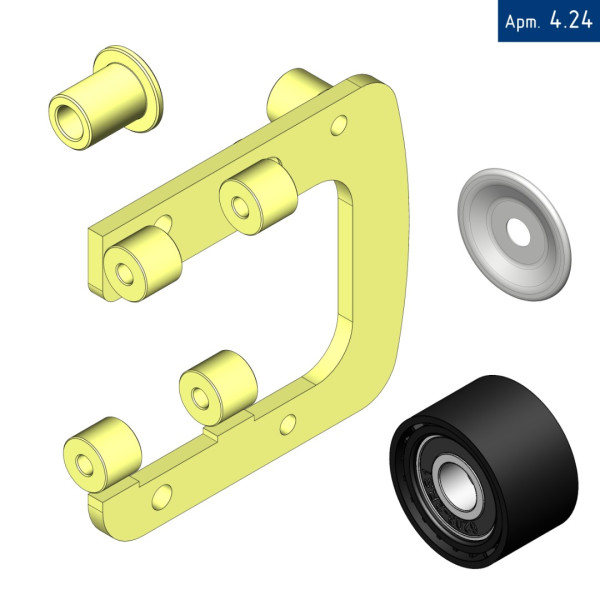 Кронштейн компрессора для KIA Bongo с двигателем D4CB (без сохранения кондиционера), под компрессор SD 5H14/7H15
