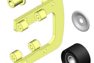 Кронштейн компрессора для KIA Bongo с двигателем D4CB (без сохранения кондиционера), под компрессор SD 5H14/7H15